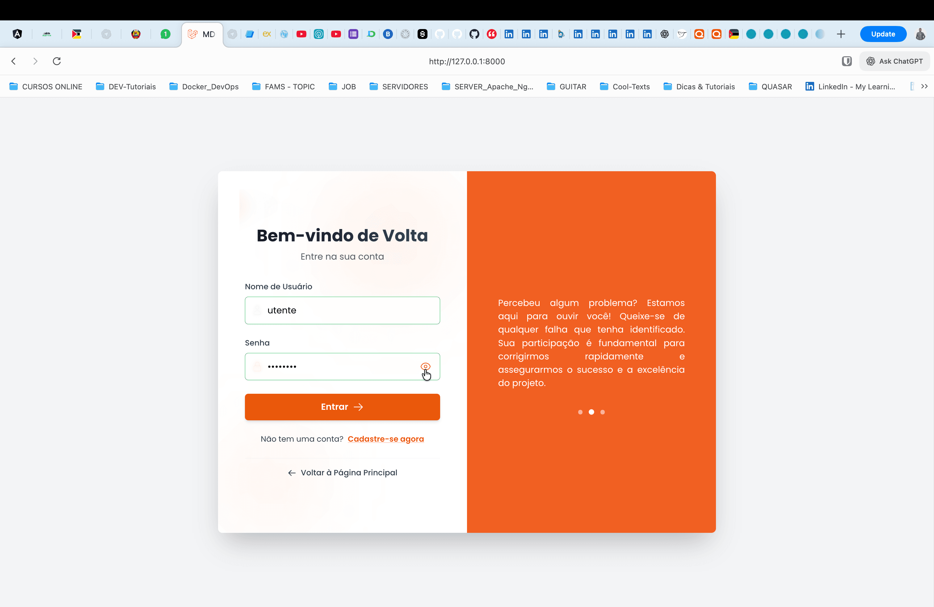FUNAE – Plataforma de Mecanismo de Queixas e Reclamações (GRM) – screenshot 1